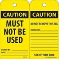 Nmc TAGS, CAUTION, MUST NOT BE RPT175